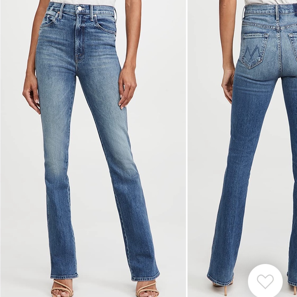 Mother Smokin' Double Heel Jeans